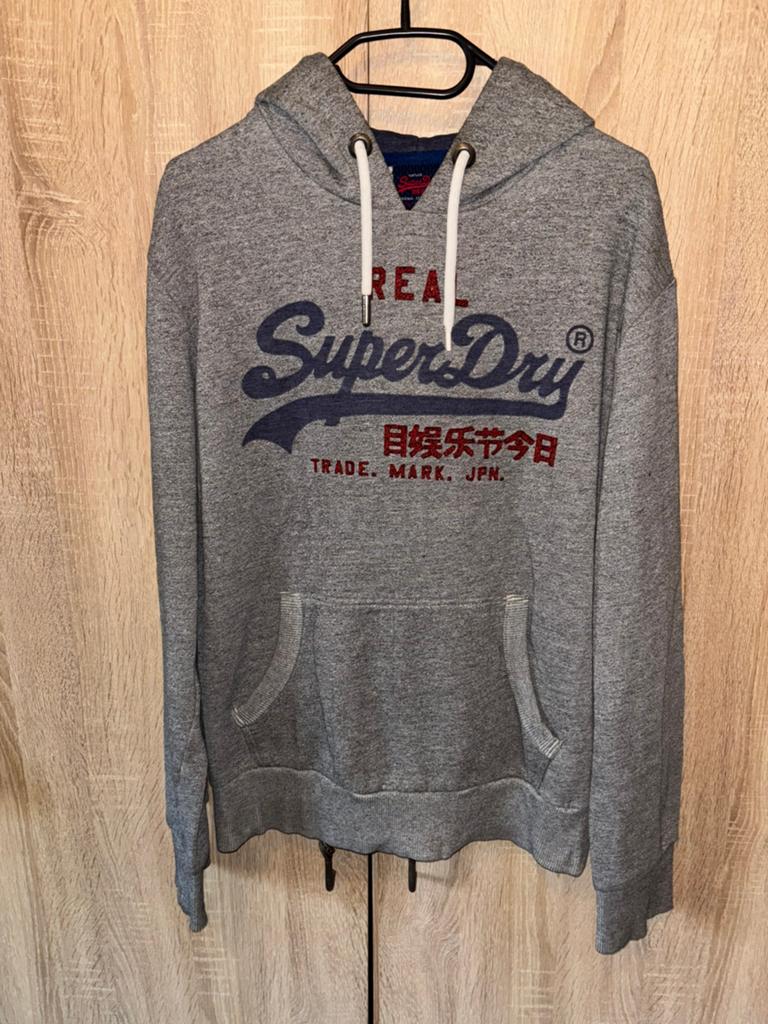 Pull superdry, Enlèvement ou Envoi, Comme neuf, Taille 48/50 (M), Gris