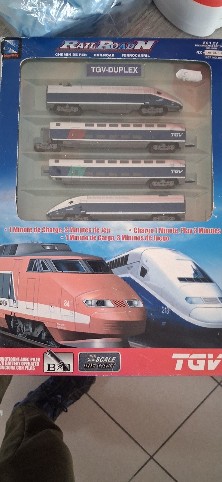 tgv en metal miniature ho, Enlèvement ou Envoi