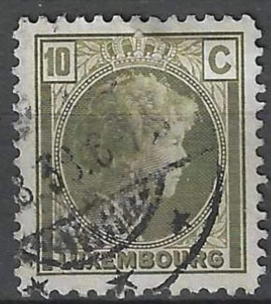 Luxembourg 1926/1928 - Yvert 165 - Charlotte - 10e sièc (ST), Envoi, Luxembourg, Affranchi