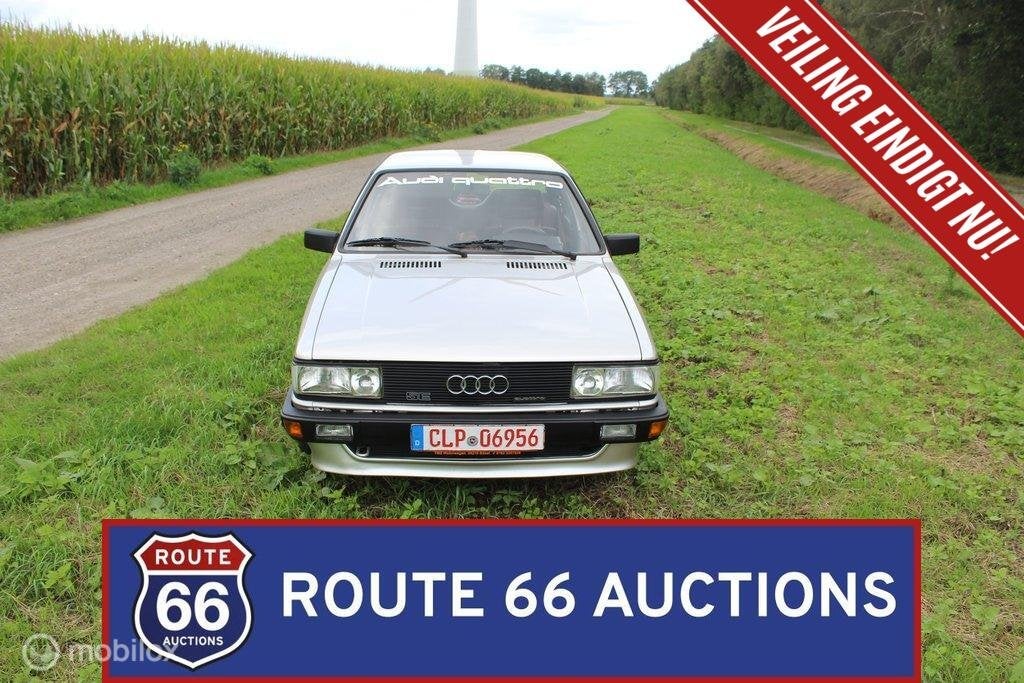 Audi 80 quattro | 1983 | Route 66 Auctions, Auto's, Zwart, Bedrijf, Handgeschakeld, Audi