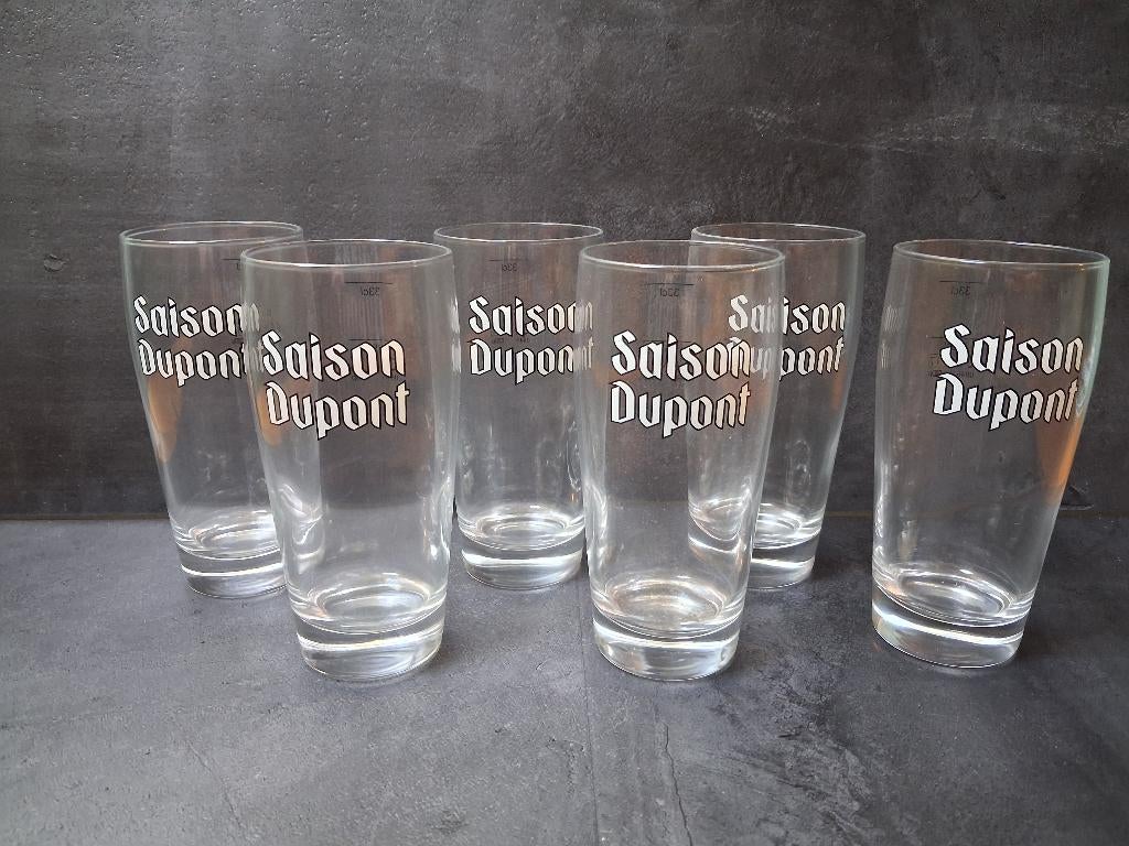 Verres à bière Saison Dupont, Collections, Marques de bière, Enlèvement, Neuf, Verre ou Verres, Autres marques