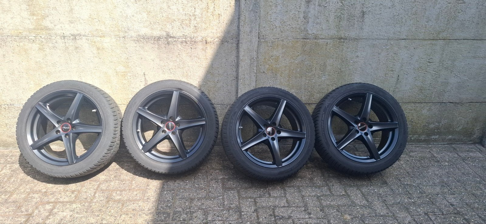 4 Ronal R41 velgen en banden Ford 18 inch in Nieuwe staat, Auto-onderdelen, Ophalen, 18 inch, Band(en)