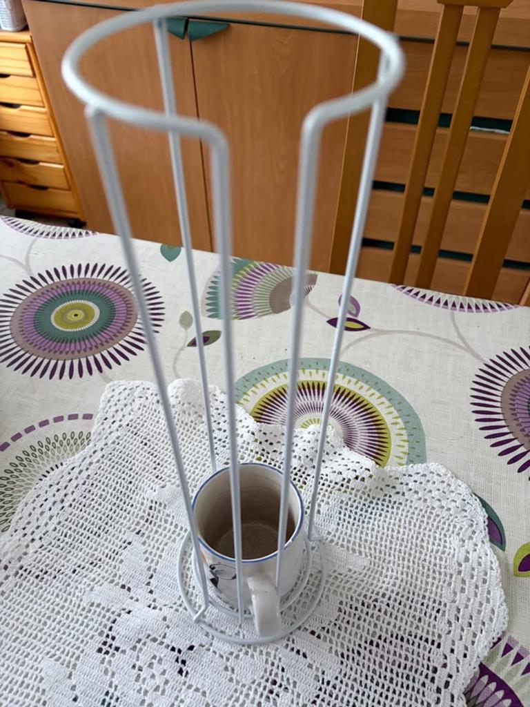 Support à tasses – Blanc, Enlèvement ou Envoi, Comme neuf