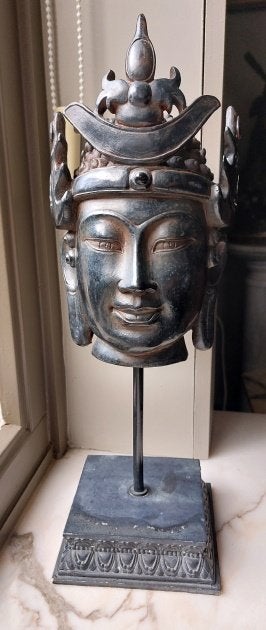 boeddha beeld H 42,5 cm RT, Ophalen, Kunststof, Beeld