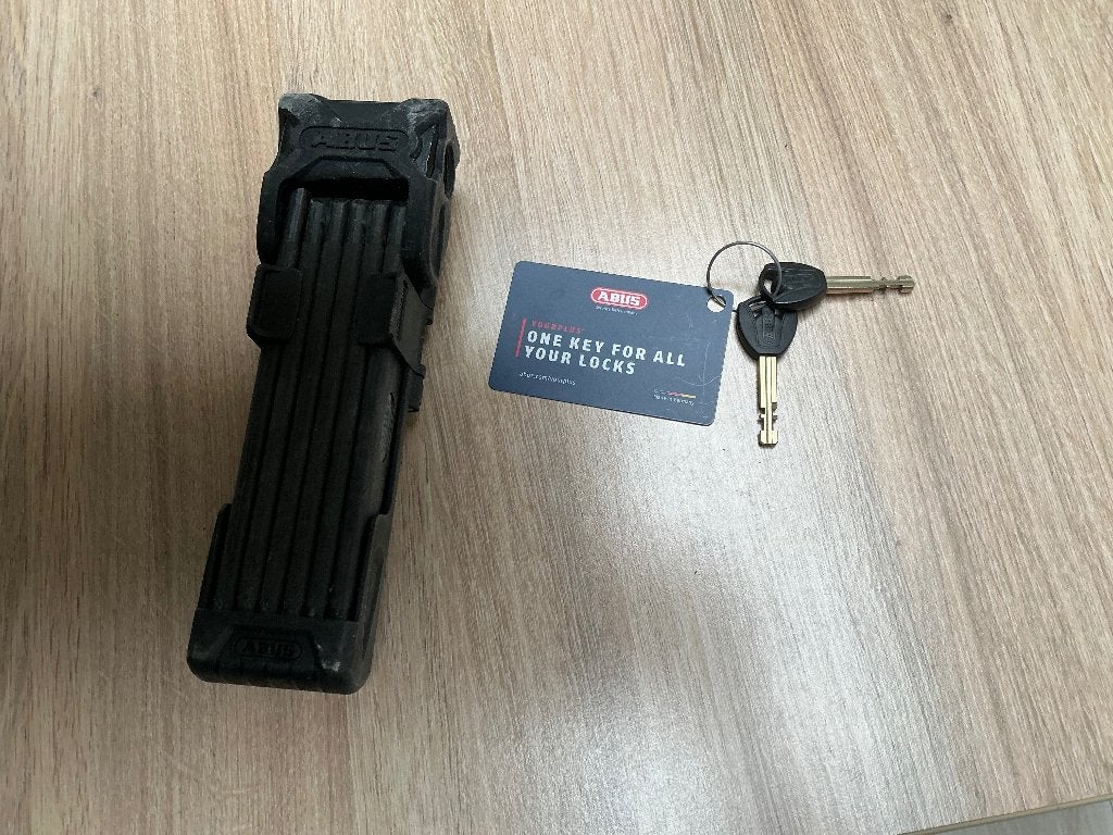 Fietsslot abus bordo 90 cm, Fietsen en Brommers, Ophalen