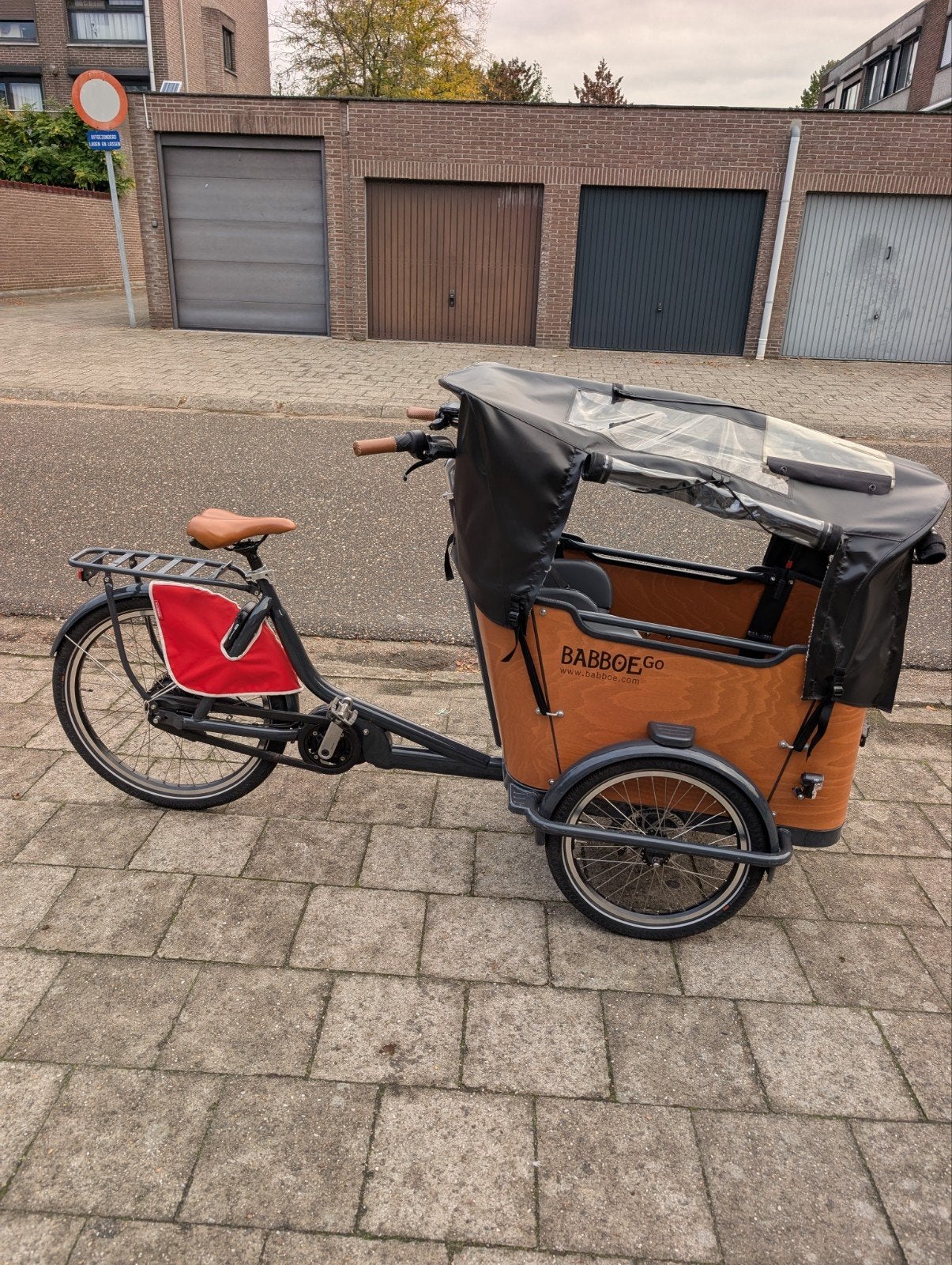 Babboe Go Mountain, Fietsen en Brommers, Gebruikt, 2 kinderen, Elektrisch, Schijfrem