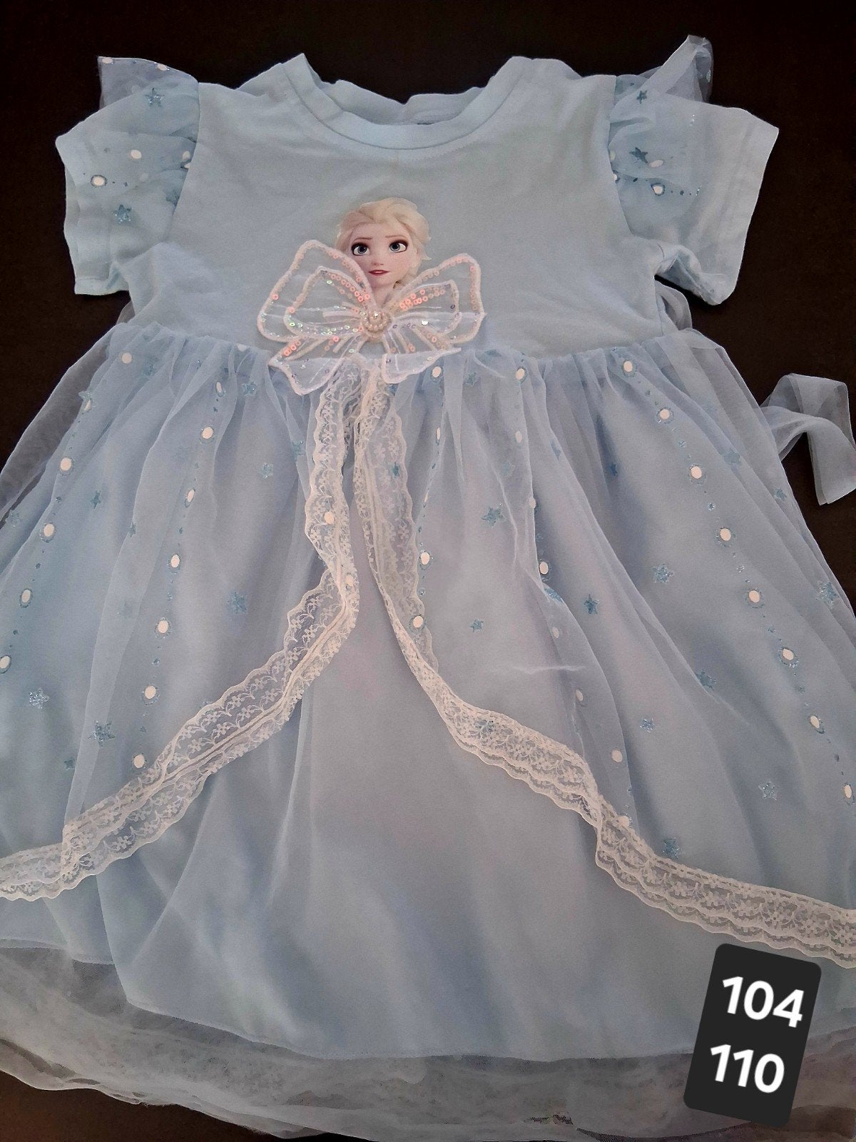 Robe de princesse Elsa Frozen taille 104 110, Enlèvement ou Envoi