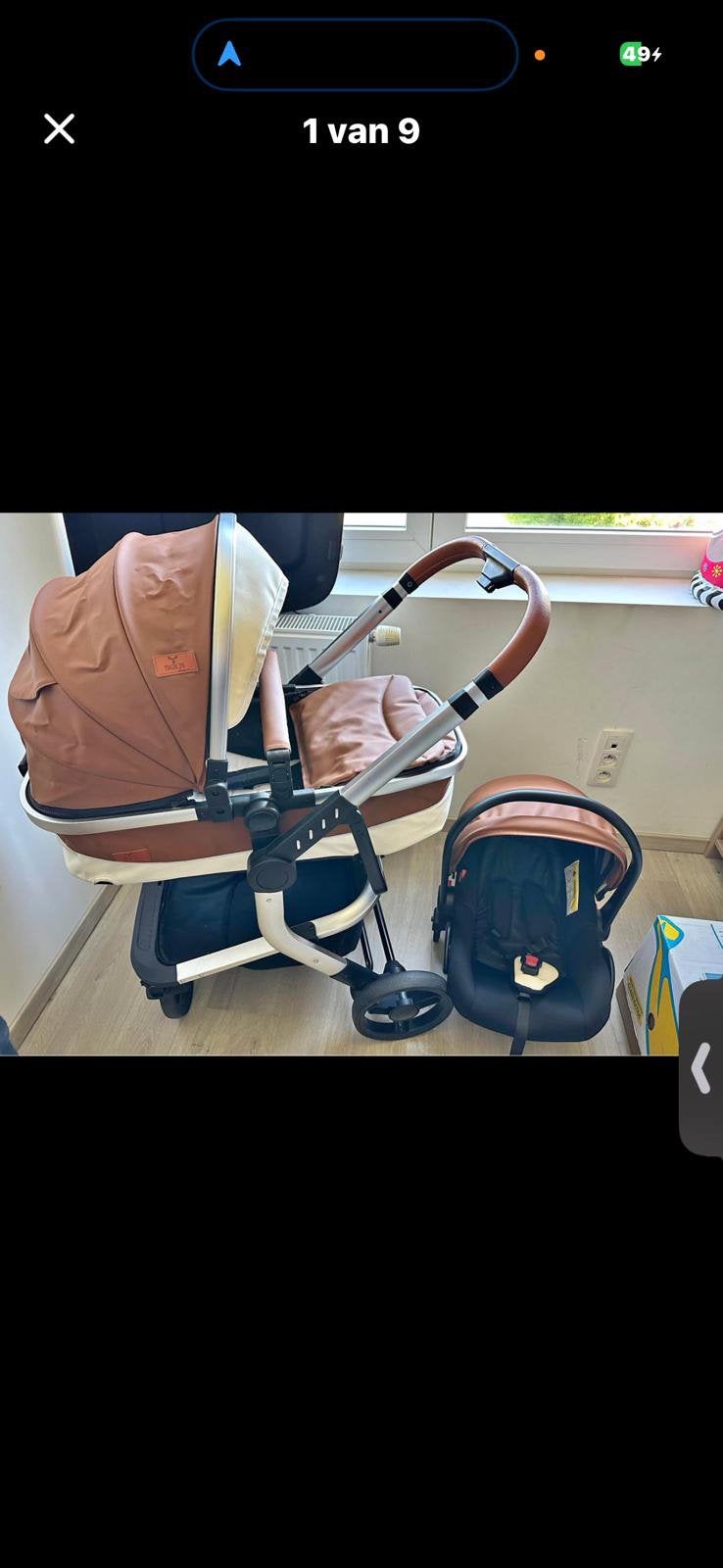Kinderwagen set, Ophalen, Zo goed als nieuw, Kinderwagen