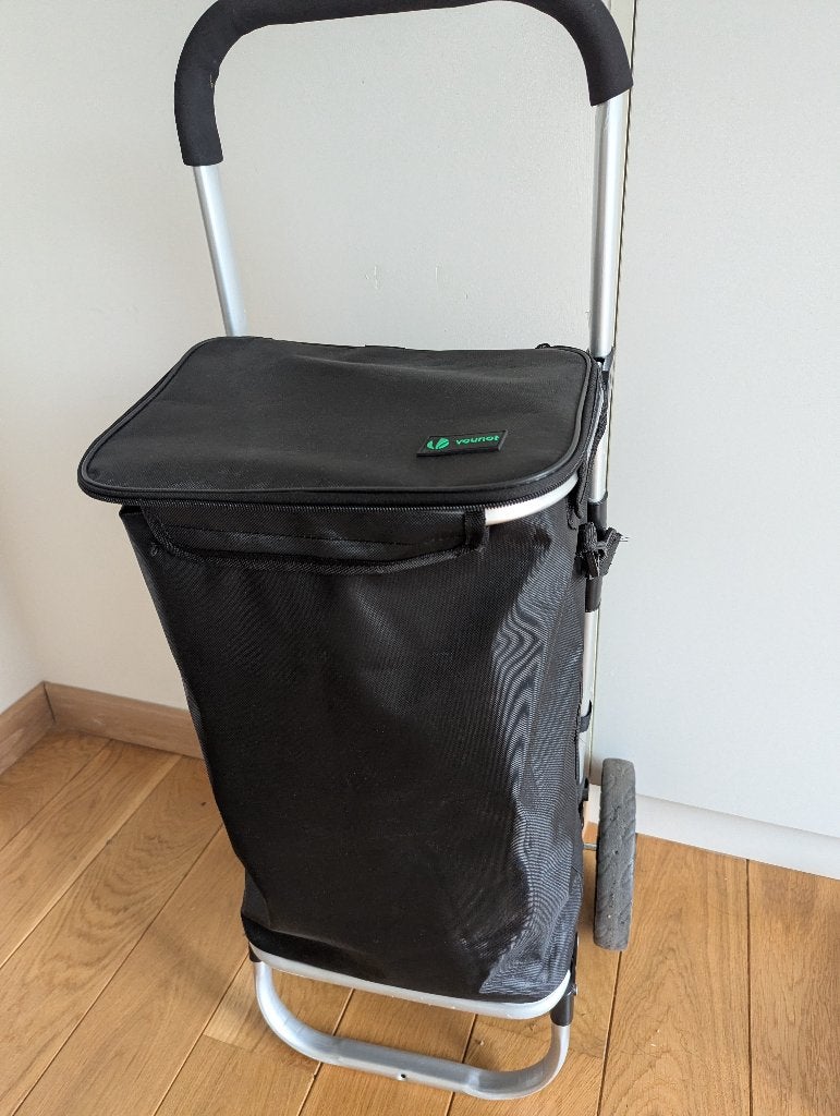 VOUNOT Boodschappentrolley (58L) Zwart – Zo goed als nieuw!, Handtassen en Accessoires, Tassen | Reistassen en Weekendtassen, Zo goed als nieuw