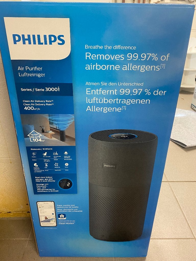 Purificateur d'air Philips série 3000i, Electroménager, Équipement de traitement de l'air, Comme neuf, Purificateur d'air, Enlèvement