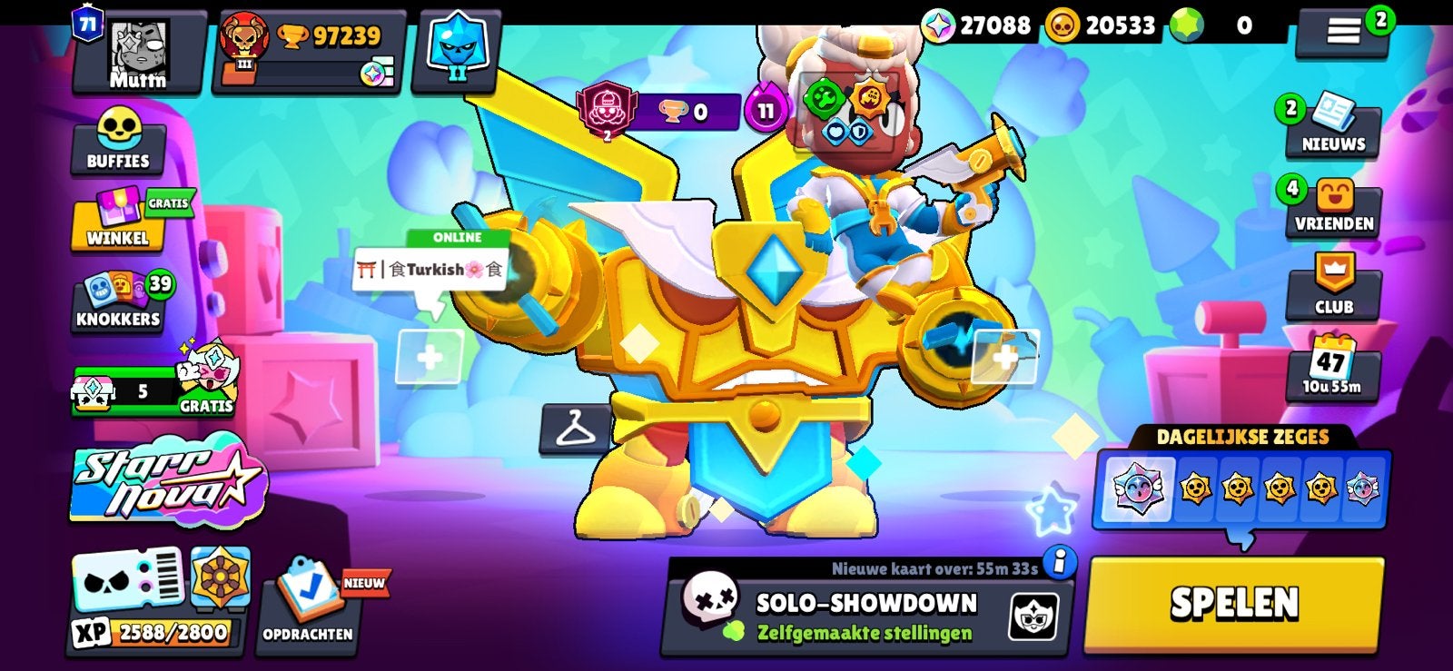 Brawl stars 97k, Ophalen of Verzenden, Zo goed als nieuw