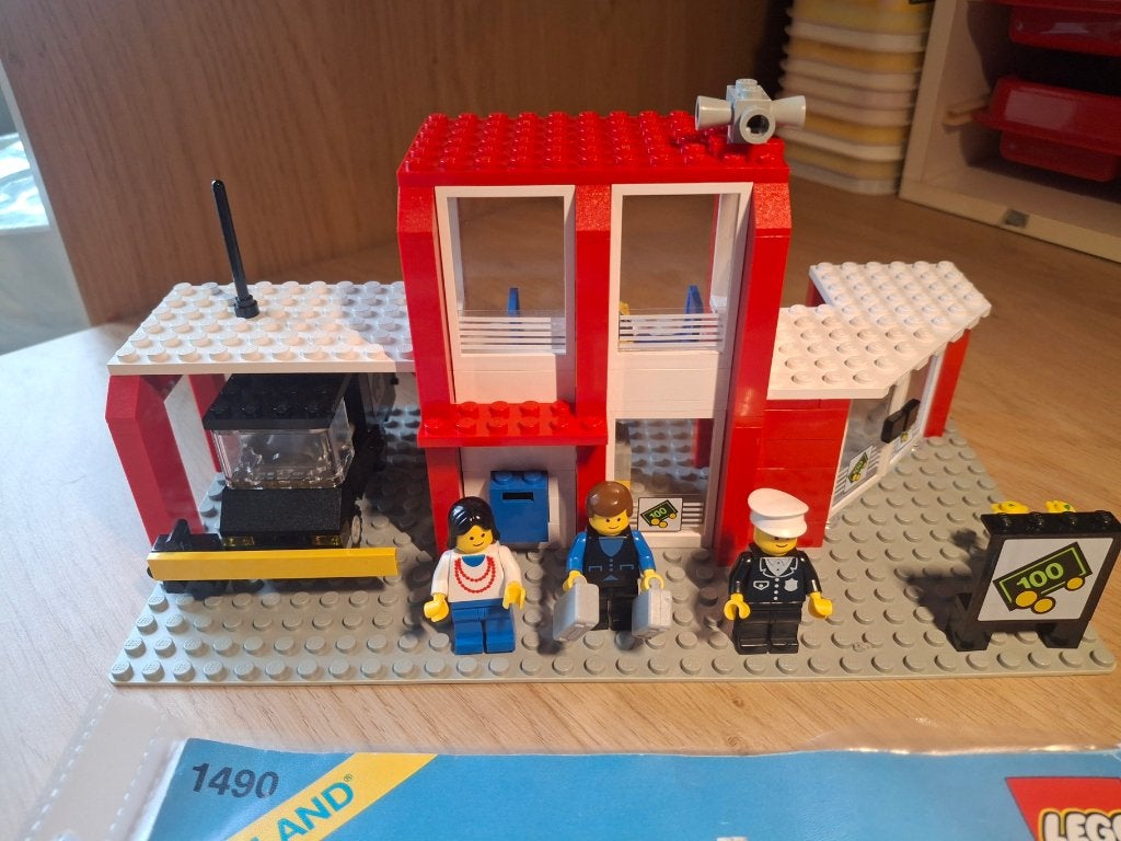 Lego - 1490 - Banque de la ville, City, Enlèvement ou Envoi, Lego, Ensemble complet