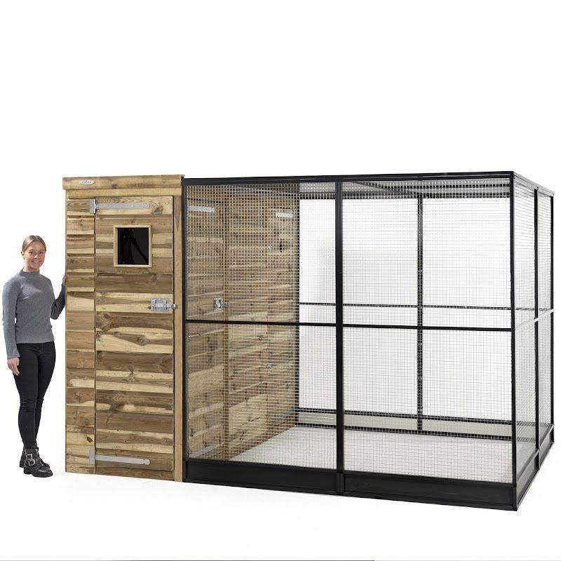 Volière R9 rechts, Ophalen of Verzenden, Nieuw, Aluminium, Volière