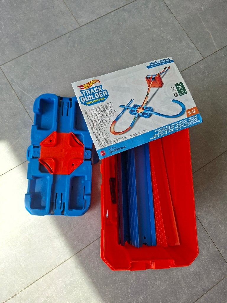 Hot Wheels Track Builder Unlimited Mega Stunt Box, Kinderen en Baby's, Ophalen, Gebruikt, Hot Wheels