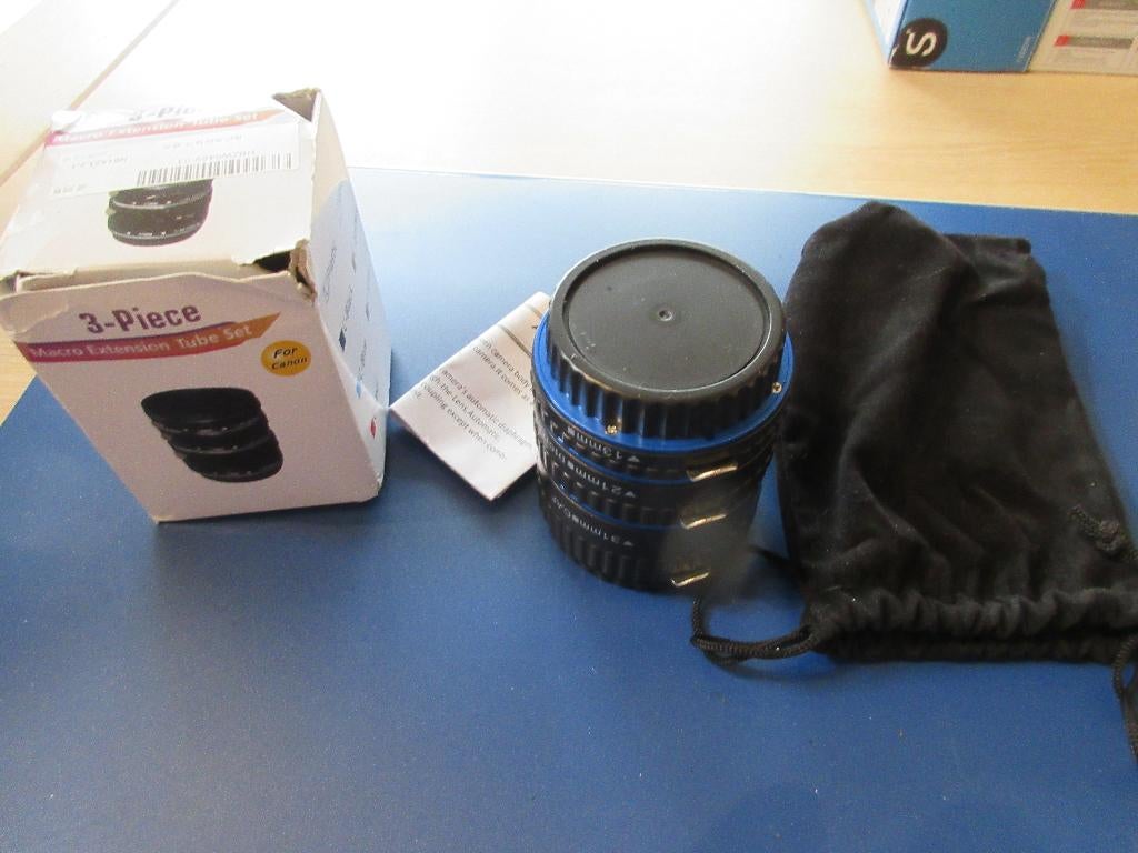 2 x macro extension tube set for canon ., Audio, Tv en Foto, Ophalen, Nieuw