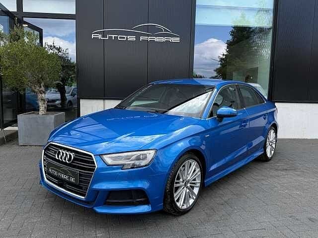 Audi A3 2.0 TFSI Quattro Sport S tronic 39000km, Auto's, Automaat, Zwart, 1984 cc, Blauw