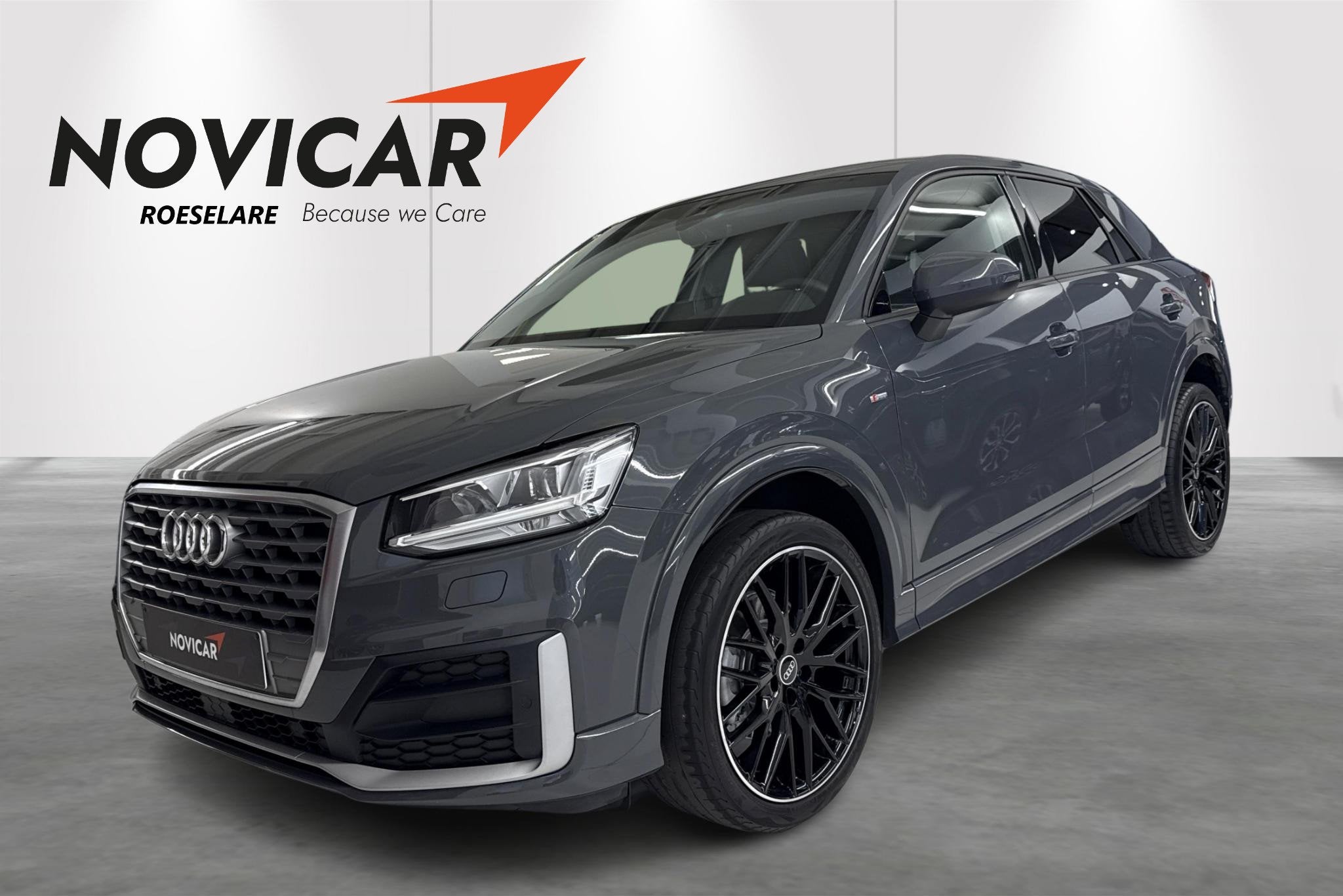 Audi Q2 1.0 30 TFSI 85kW S Line, Argent ou Gris, https://public.car-pass.be/vhr/5f92b638-ce74-4d75-8c3a-c3ad4b1b5729, Q2, Noir