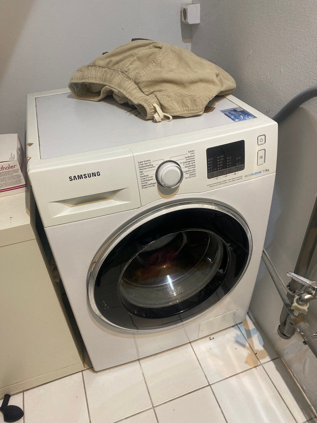 Machine à laver samsung bubble 7kg, Ophalen, 6 tot 8 kg, Gebruikt, Voorlader