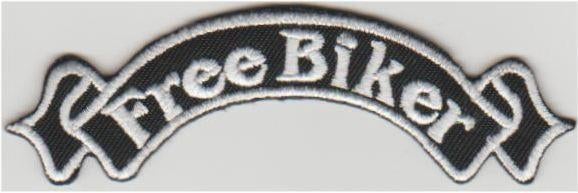 Free Biker stoffen opstrijk patch embleem #4, Motoren, Verzenden