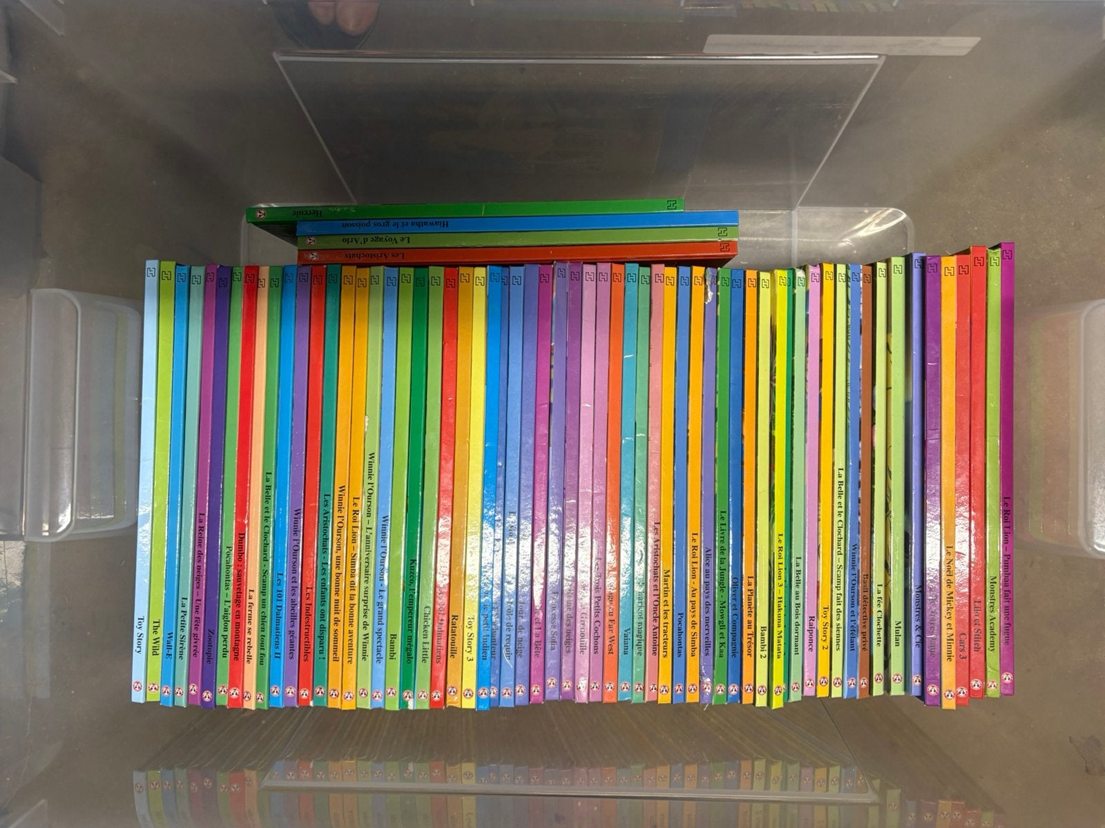 Lot de 66 livres Disney Hachettes Collection, Enlèvement, Utilisé