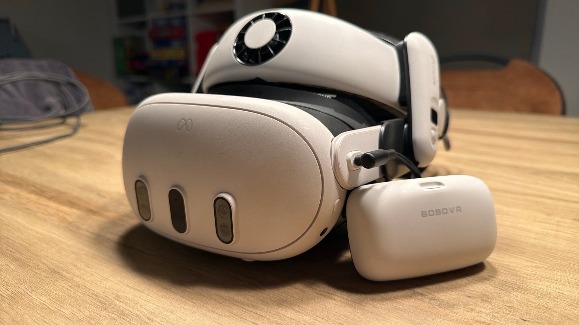 Quest 3 incl boboVR S3 Pro headstrap, Consoles de jeu & Jeux vidéo, Virtual Reality, Enlèvement, Comme neuf