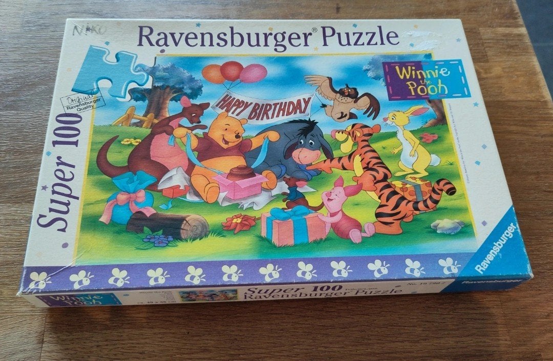 Puzzel Winnie the Pooh 104 stukken Ravensburger, Ophalen of Verzenden, Meer dan 50 stukjes, Gebruikt, 4 tot 6 jaar