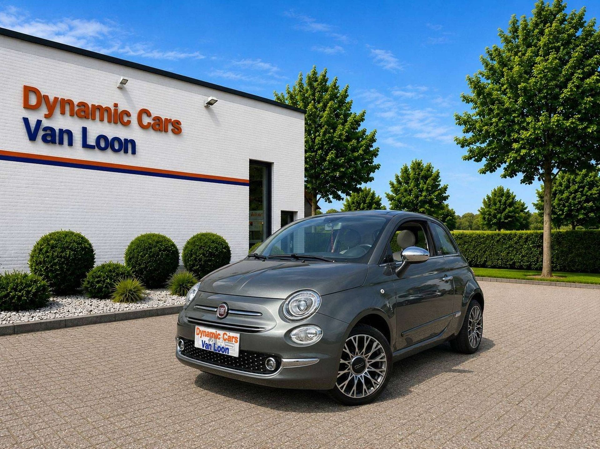 Fiat 500C 1.2i 92Pk Cabrio Cruise Led Gsp Carplay Pdc Clima, 1242 cm³, Argent ou Gris, Achat, Euro 6