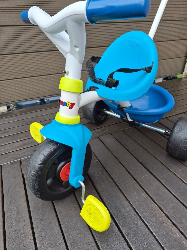 Tricycle évolutif SMOBY ( Très bon état), Vélos & Vélomoteurs, Enlèvement, Comme neuf, Smoby, Tige de poussée