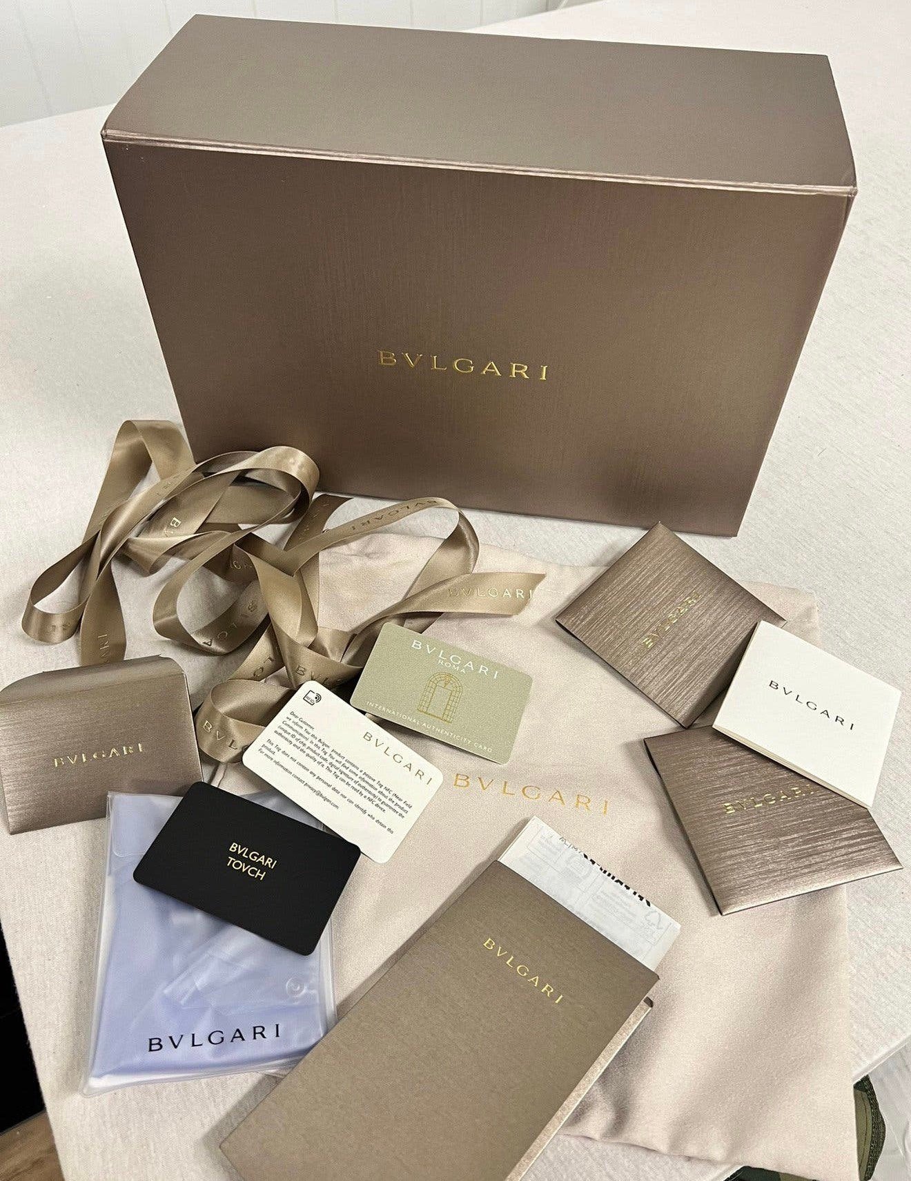 Bvlgari Serpenti jewels doos + certificaat + bon Tas box, Ophalen of Verzenden, Zo goed als nieuw