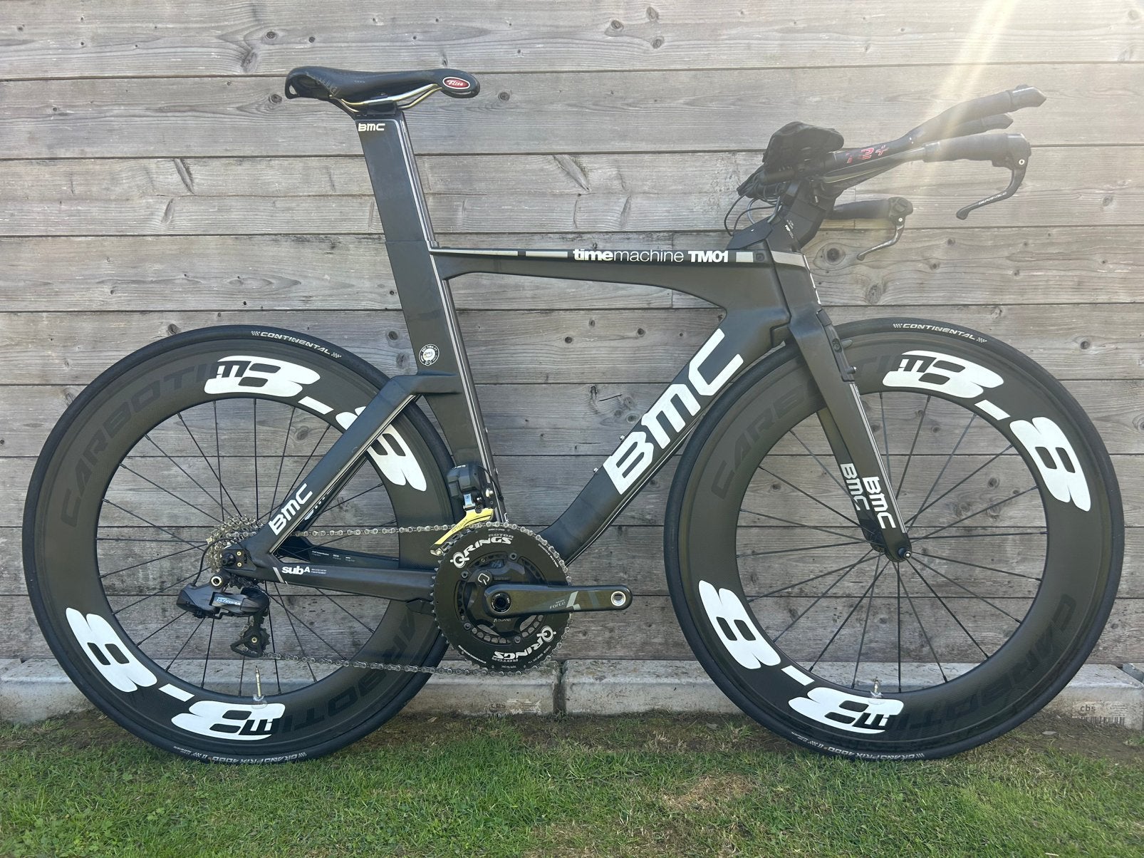 BMC TIME MACHINE - tijdritfiets - triathlonfiets- Di2 - ZGAN, Fietsen en Brommers, Carbon, Velgrem, Zo goed als nieuw, Meer dan 20 versnellingen