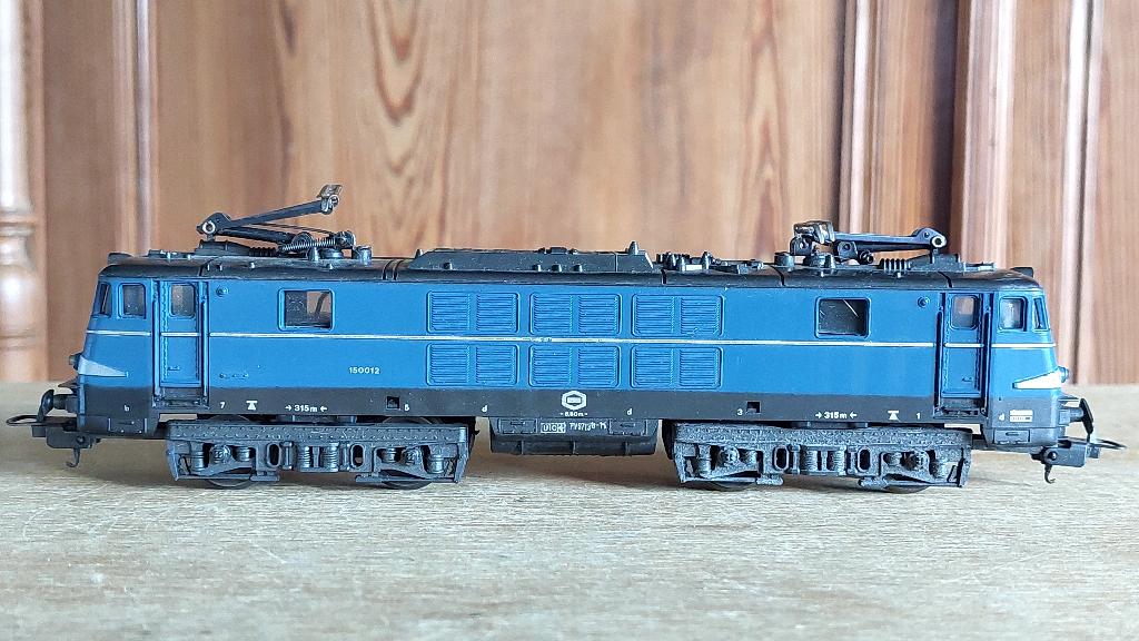 LIMA SNCB LOCOMOTIVE ÉLECTRIQUE HLE 150.012 HO, Analogique, Locomotive, Lima, Envoi