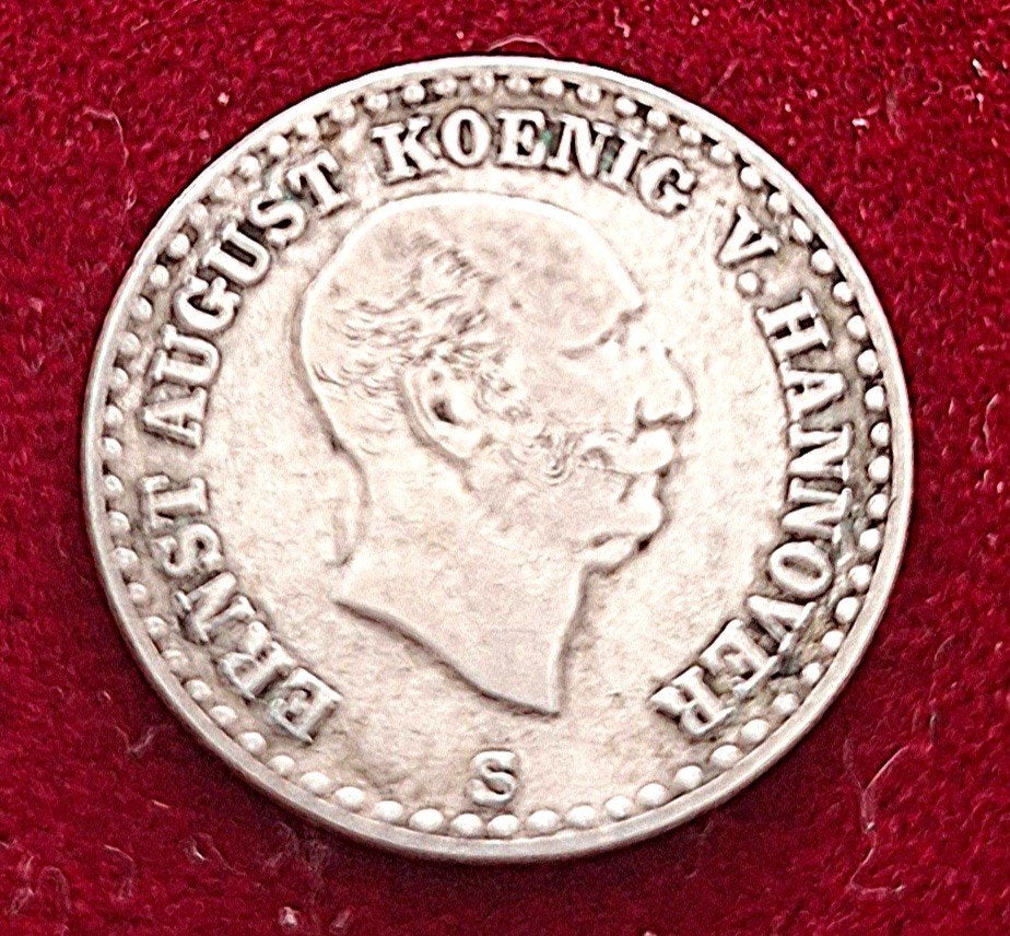 1/12 thaler 1843 S argent rare, Enlèvement ou Envoi, Argent