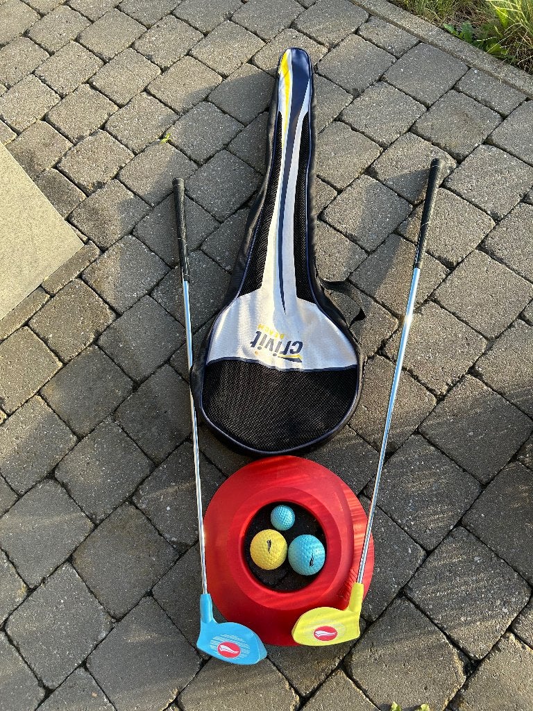 Golfset strand tuin, Sport en Fitness, Overige Sport en Fitness, Ophalen, Zo goed als nieuw