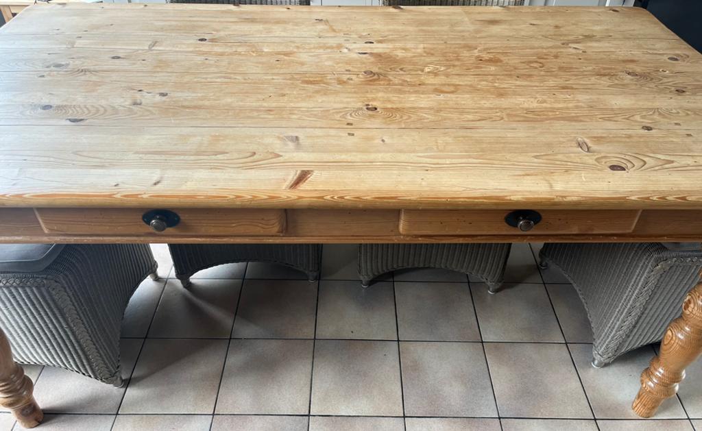 Houten tafel + stoelen, Enlèvement
