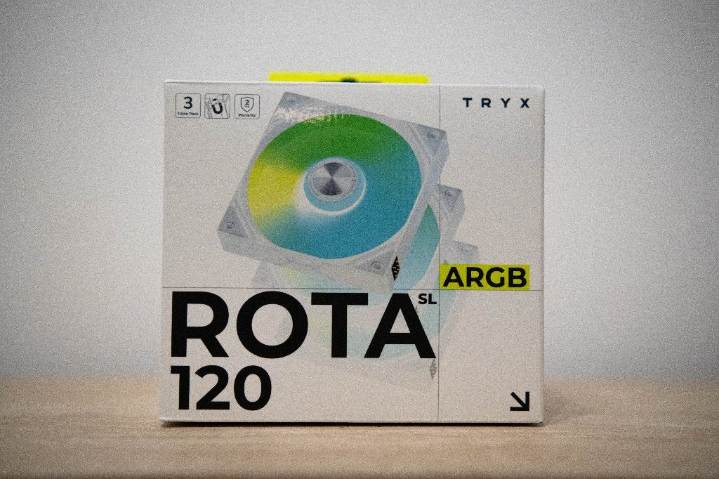 Set van 3 Tryx ROTA SL ARGB 120 mm Wit ventilatoren Nieuw, Ophalen of Verzenden, Nieuw, Luchtkoeling