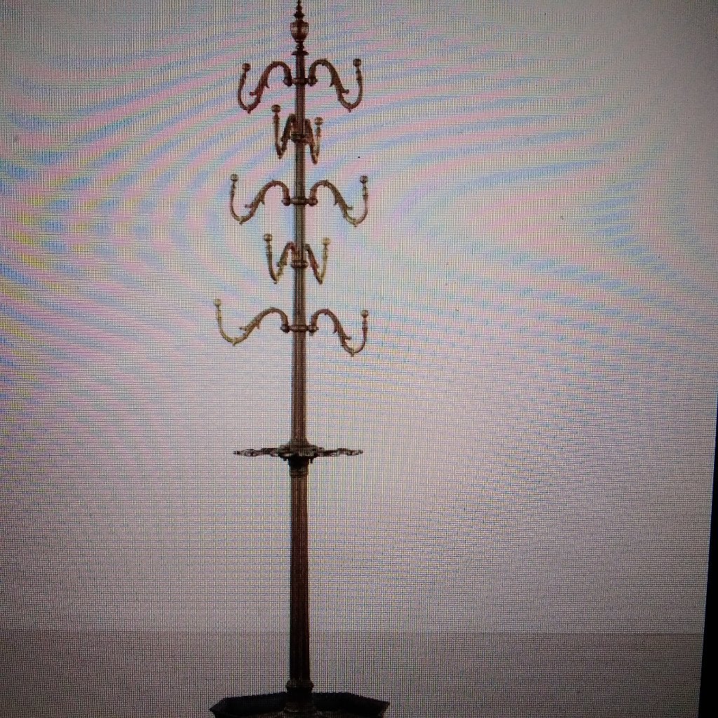 Grand porte-manteau et porte-parapluie antique fonte &bronze, Antiquités & Art, Enlèvement, Bronze