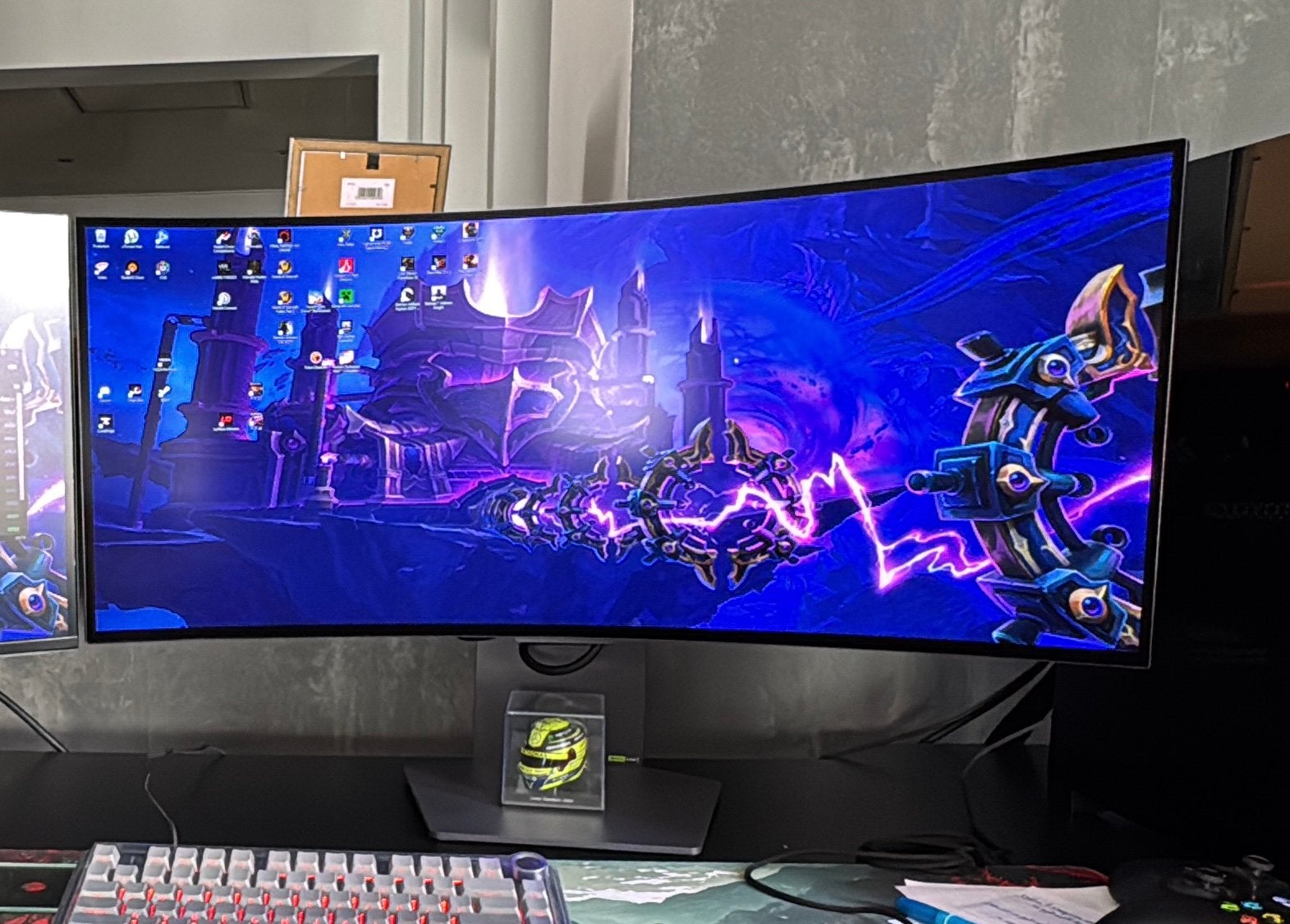 LG UltraGear OLED 34GS95QE-B, Enlèvement, Comme neuf, DisplayPort, Ultrawide