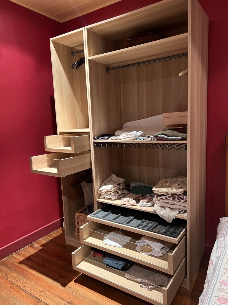 kleerkast, Huis en Inrichting, Ophalen, Ikea Pax past in alle stijlen, Met lade(s), 100 tot 150 cm