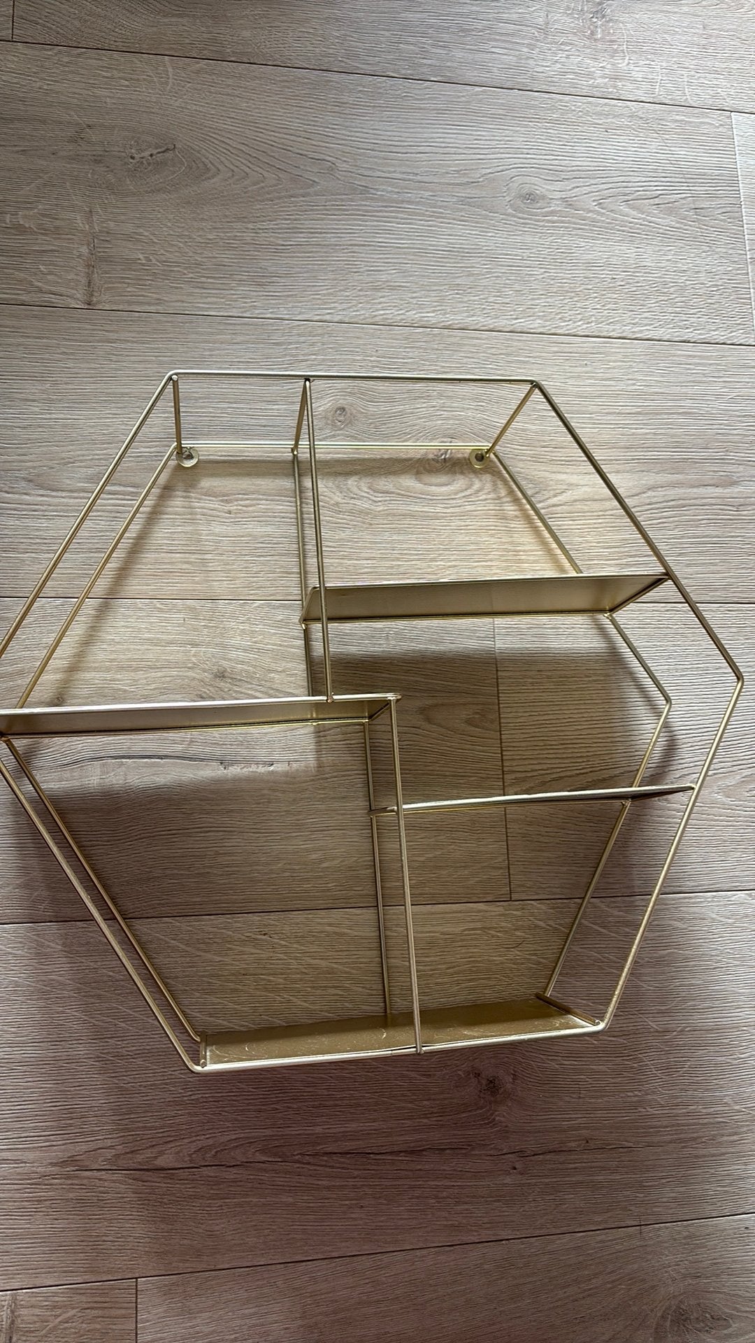 New metal shelf wall deco gold plant shelf, Jardin & Terrasse, Enlèvement, Neuf