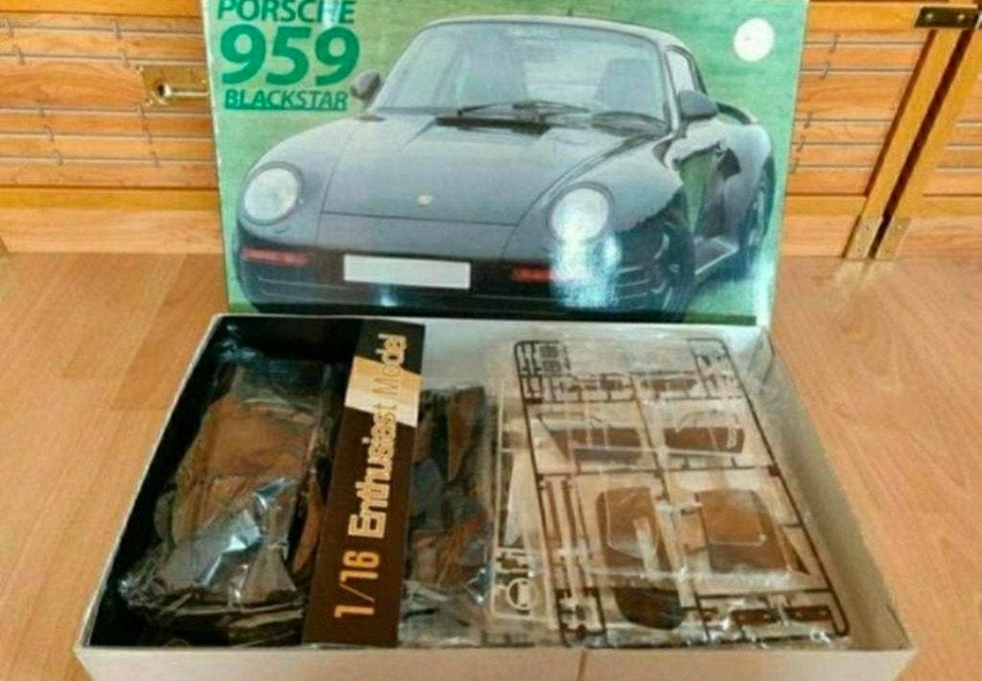Fujimi Porsche 959 Blackstar 1:16 bouwmodel NIEUW, Hobby & Loisirs créatifs, Enlèvement ou Envoi, Voiture, Plus grand que 1:32