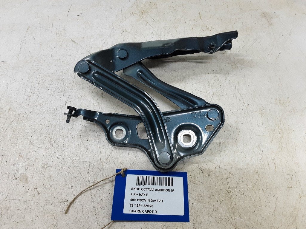 MOTORKAPSCHARNIER RECHTS Skoda Octavia (NXAA) (01-2020/-), Gebruikt, Skoda