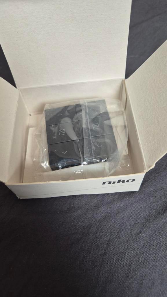 Niko Home Control motorbediening anthracite - 122-51036, Doe-het-zelf en Bouw, Ophalen of Verzenden