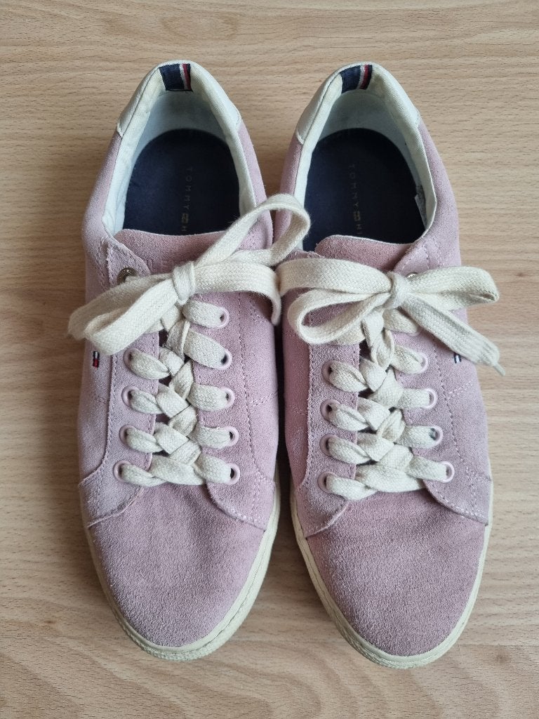 Lichtroze sneakers - Tommy Hilfiger - maat 40, Tommy hilfiger, Ophalen of Verzenden, Sneakers, Roze