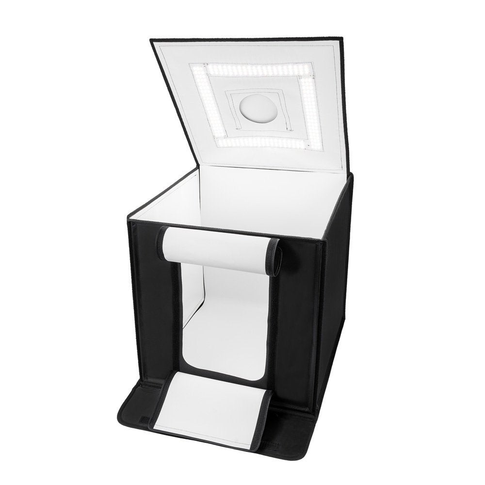 Caruba Portable Photocube LED 50x50x50cm Bi-Color dimmable, Ophalen, Zo goed als nieuw, Caruba, Complete fotostudio