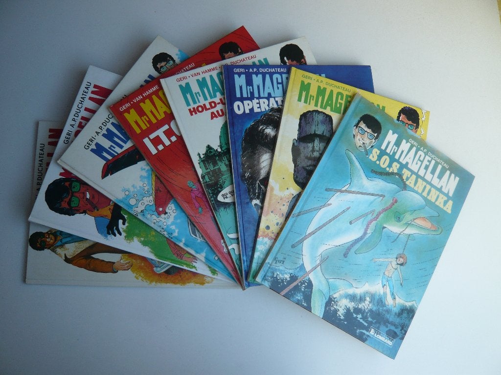 Bd Mr MAGELLAN (série actuelle) 1 à 8 (EO ttbe) de GERI, Gelezen, DUCHATEAU / GERI, Complete serie of reeks, Ophalen of Verzenden