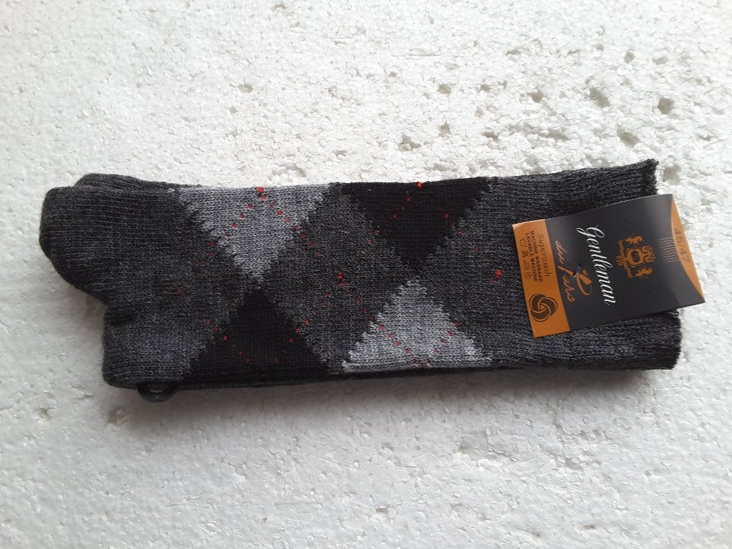 sokken T 45-47 grijs en zwart DuParc wol 70% polyamide, Ophalen of Verzenden, Nieuw, Overige kleuren, DuParc
