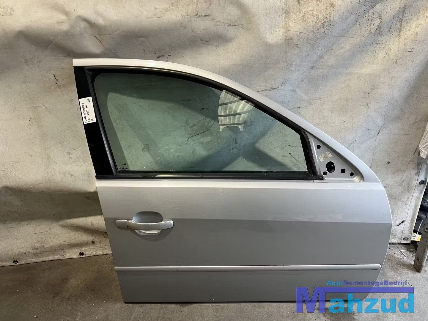 FORD MONDEO 3 Zilver 06 O6 Rechts voor deur 2000-2007, Gebruikt, Deur, Info@ford.com, Ford