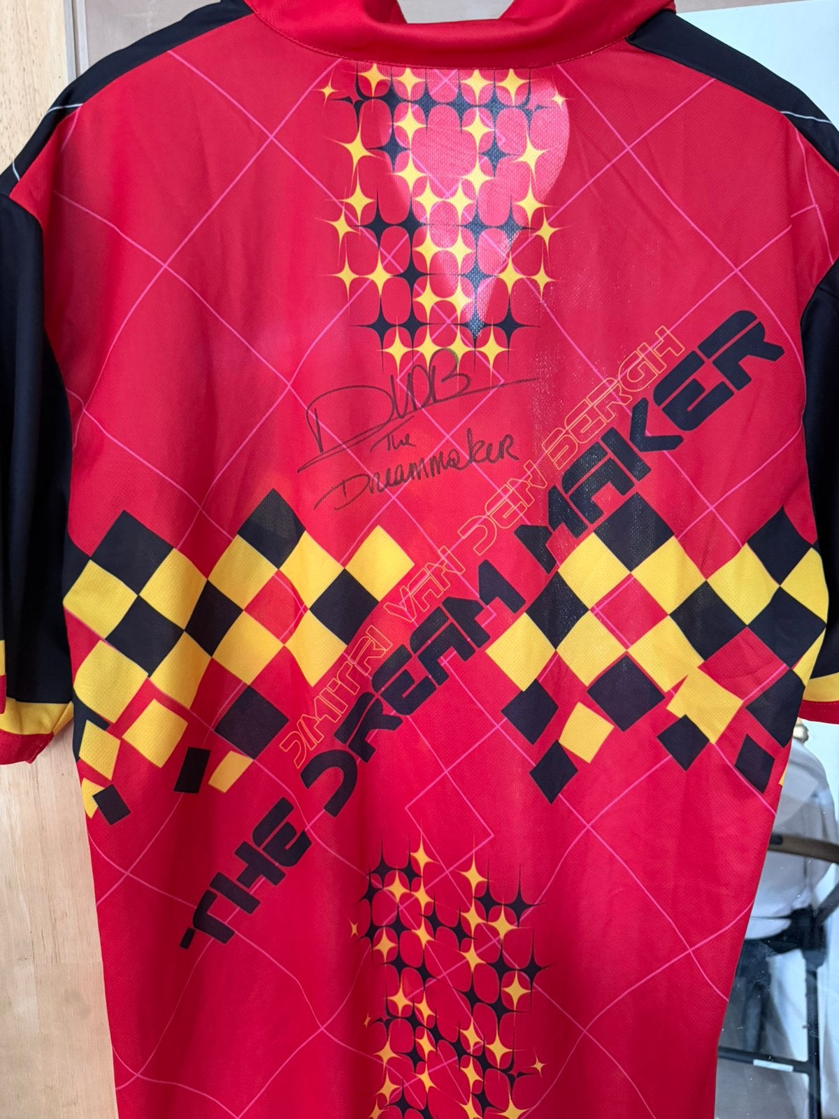 Gesigneerd unicorn shirt dimitri van den bergh, Enlèvement, Neuf