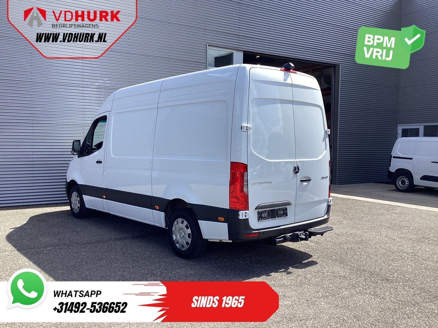 Mercedes-Benz Sprinter 315 CDI Aut. L2H2 3.5t Trekverm./ Sto, Auto's, Automaat, Parkeersensor, Wit, Mercedes-Benz