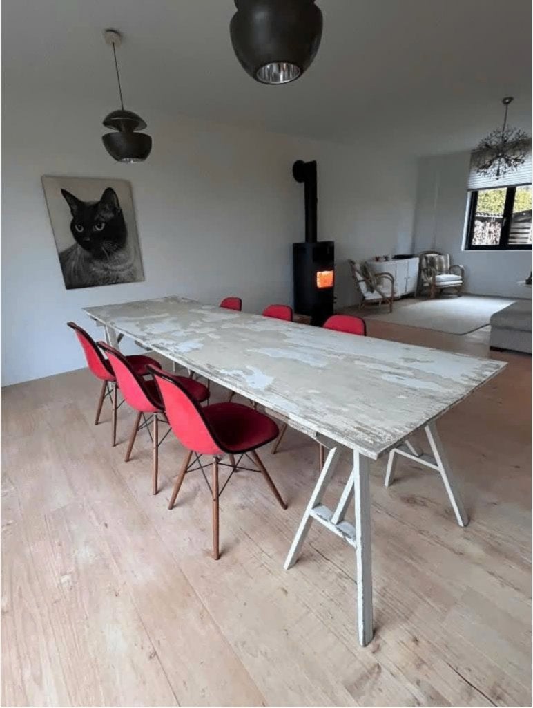 Tafel 3 meter, Huis en Inrichting, Tafels | Eettafels, Ophalen, Gebruikt, 200 cm of meer, 50 tot 100 cm